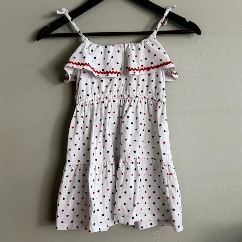 Janie and Jack | All Star Sundress Patriotic Star Print | Girls 5